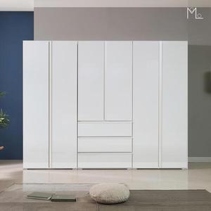 [아트박스]/모로 보더 LPM 9자 장롱세트 3서랍 옷장 서랍옷장 긴옷장