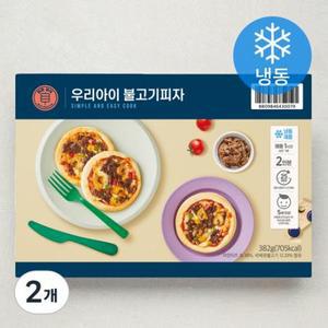 우리 아이 불고기피자 만들기 (냉동) 382g, 2개 one option