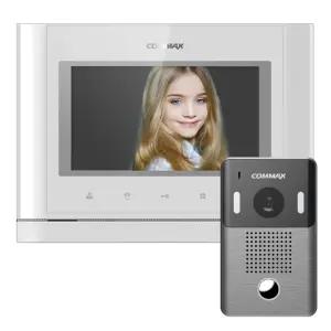 코맥스 파인뷰 비디오폰 7인치 현관벨 세트 도어폰 인터폰 CAV-77M