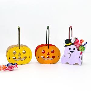 할로윈 데이 만들기 소품 포장 바구니 키트 호박 바구니 용품 사탕 포장지 선물 꾸미기 가방 돌봄 방과후 수업 재료