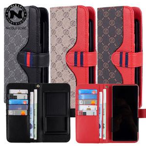 NLC-01 슬림 카드 지갑형 가죽 전기종 핸드폰 케이스 갤럭시 S 노트 울트라 플러스 다이어리 폰케이스 전기종 호환