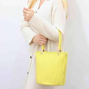 [케이프리] 여성 미니백 블랙 플리츠 크로스 토트백