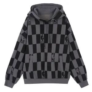[엔비에이]NBA 체커보드 전판 후드티셔츠(N224TH060P)