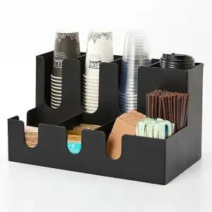 오리스타 그리즈 9구 블랙 테이크아웃컵 디스펜서 카페 정리대