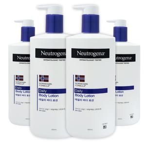 뉴트로지나 데일리 바디로션 보습 450ml 4개
