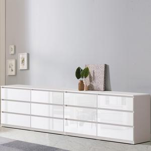 8자 거실장(2통) 넓이 2360mm 2단/3단 수납장 티비장 서랍장