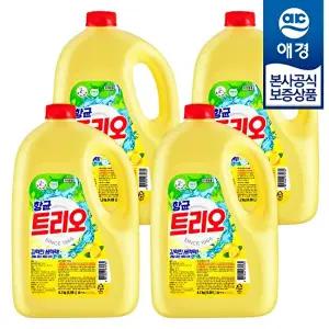 [애경]트리오 대용량 항균 주방세제 4.2kg x4개 (1BOX)