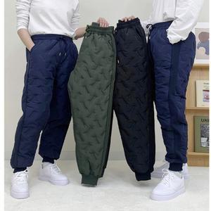 사이드 밴딩 패딩바지 조거 일자 팬츠 3color 남여공용 커플 겨울