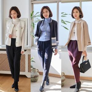 마담4060 포켓기모팬츠 3종세트-WHPN211001