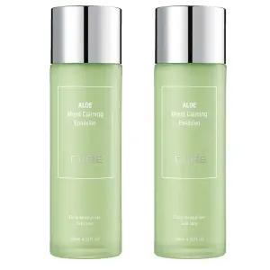 김정문알로에 큐어 모이스트 카밍 로션/에멀젼 130ml 2개