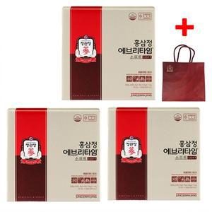 홍삼정 에브리타임 소프트 6년근 농축액 10mL x 30포 3박스