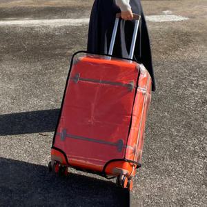 투명 방수 캐리어 커버 랩핑 비올때 싸개 20인치 사각 항공 비닐덮개 기내용 보호 보관 러기지 레인 케이스