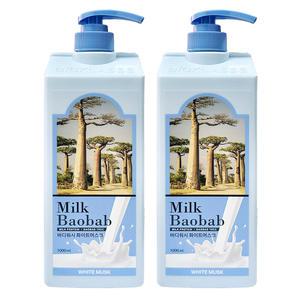 밀크바오밥 바디워시 화이트머스크향 1000ml 2개