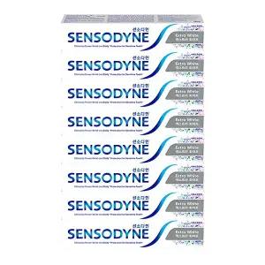 센소다인 엑스트라 화이트 치약 120g, 8개