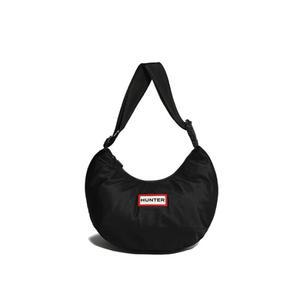 [헌터공식 UNI]오리지날 나일론 미디 호보백-블랙 UBS3601KBMBLK