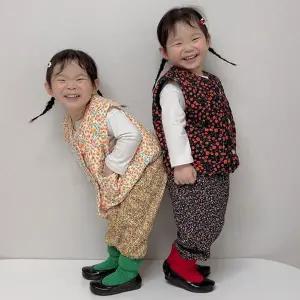 [보리보리/아이스토리키즈]할미꽃 봄고쟁이 국내산 유아동 팬츠 데일리 바지