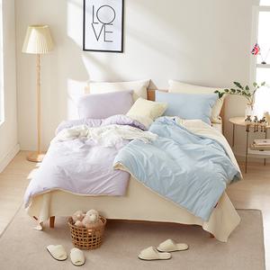 [세트] 메리퀸 부부 BUBU 양모 이불 2장 + 베개커버2 2Color (바이올렛,블루)