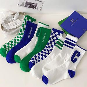 [4켤레+4켤레] 그르나 비비드 캐주얼 장목 양말세트