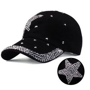 여자캡모자 반짝이모자 y2k모자 야구모자 큐빅모자 캡모자 별큐빅자수모자