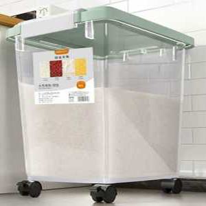 대용량 쌀통 바퀴달린 밀가루통 잡곡 곡물 보관 30kg