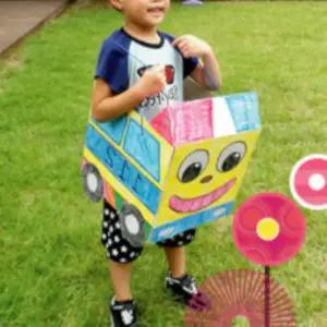 5인용 대형 종이박스자동차 만들기 유아만들기키트 우리동네