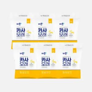 [6개세트] 바른카사모래 6L (4.8kg) (중간입자) 고양이 모래 고양이 모래