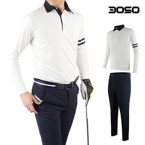 [삼공오공]골프코디 골프웨어 남성 봄/가을 골프티셔츠+바지/KSEE