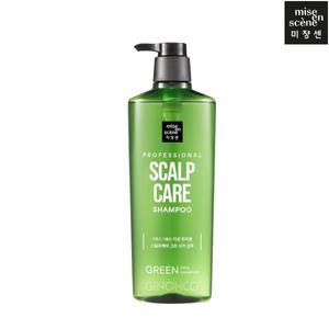 미쟝센 스칼프케어 그린 시카 샴푸 680ml x1 지성 피지 두피 진정 모근 강화