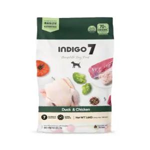 인디고7세븐 유기농강아지사료 오리&치킨5.2kg+1.2kg
