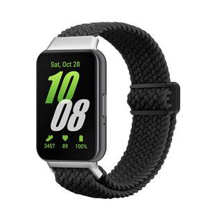 갤럭시 핏3 브레이드 솔로루프 마그네틱 스트랩 블랙