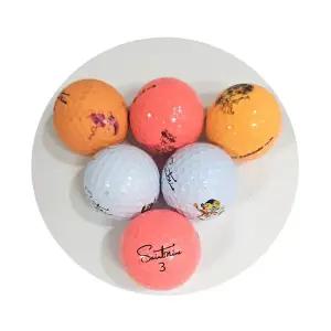 [로스트볼]세인트나인 컬러 화이트 혼합 A-급 10구(B09)