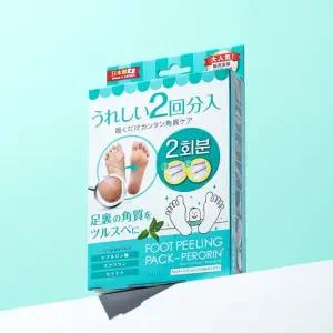 발팩장인 페로린 민트향 2회분 1개 뒤꿈치갈라짐 각질제거 필링팩 발바닥 굳은살 연화제 풋마스크