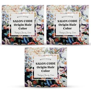 제니하우스 살롱코드 오리진 헤어컬러 염색약 다크브라운 3개/새치커버염색약/무료 dv