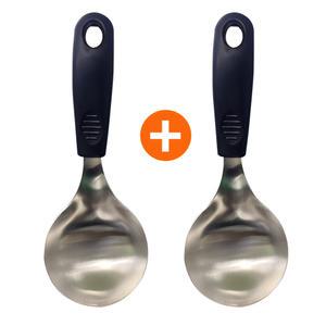 2개세트 스텐 대왕 숟가락 요리 전현무 서빙스푼 국물 미니국자 쇠숟가락