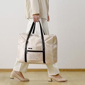 [히키스]여행 출장 보조가방 캐리어결합 초경량 폴딩 보스턴백