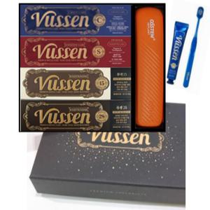 오스템 뷰센 치약 칫솔 4&양치키트 선물세트 (치약4개,양치키트1개,쇼핑백)