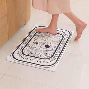 포시엘라 pvc 주방 매트 키친 싱크대 부엌 발매트 북유럽 75x45