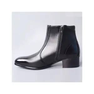 [하프클럽/세자매]발목쿠션 남성구두 안쪽지퍼 정장부츠 키높이 국산