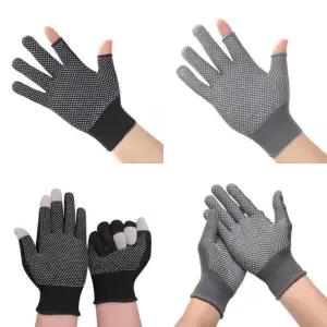 장갑 엠보싱 터치 3종 작업 반코팅 미끄럼방지 배달 용 면 자전거