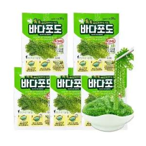 우미부도 톡톡 바다포도 20g X 5개 총 100g