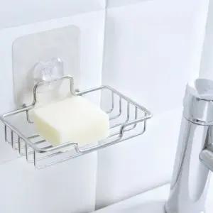 부착식 물빠짐 스텐 비누받침대 케이스/비누/받침대/부착/케이스/물빠짐/다용도/보관/받침