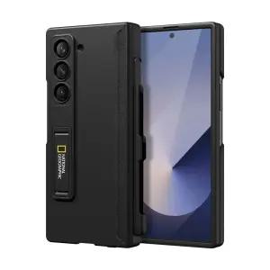 내셔널지오그래픽 갤럭시Z폴드6 5 마그네틱 힌지 커버 슬림 스탠드 케이스 with S펜 홀더