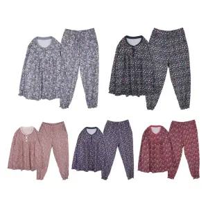 필굿 여성 극세사 플라워 피치기모 수면잠옷세트 모음2 여자 엄마 할머니 겨울 패밀리룩 홈웨어 실내복 파자마