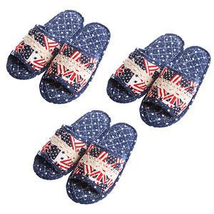 [케이에스몰](1+1+1) 더블패드 순 면실내화 3개 1세트 이중쿠션 면실내화 거실화 실내화 층간소음방지