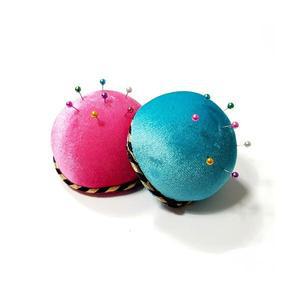 벨벳 손목 핀쿠션 핀봉 바늘꽂이 시침핀꽂이