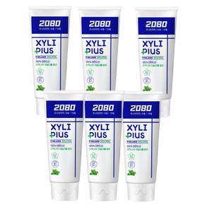 애경 2080주니어 자일리플러스 치약 80g 6개