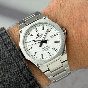 카시오 에디피스 에얄오크 슬림 남자 메탈시계 EFR-S108D-7A