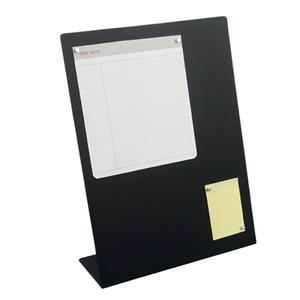 AN 탁상용 철재 게시판 자석 L자 부착식 A4사이즈