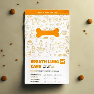 본아페티 강아지 기관지 건강 건식사료 반려견 기침 협착증 관리 브레스앤렁케어 1KG 1개