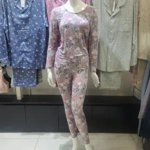 [비너스]실크처럼 부드러운 모달스판 꽃나염 내의세트GVLG6044S_BP